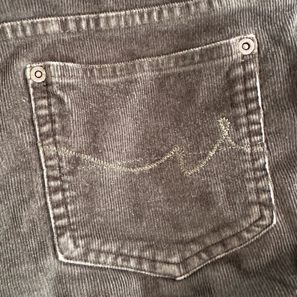 St. Johns Bay Women's Pants Size 10 Corduroy Pants Bootcut Mid Rise Dark Green - Picture 4 of 8